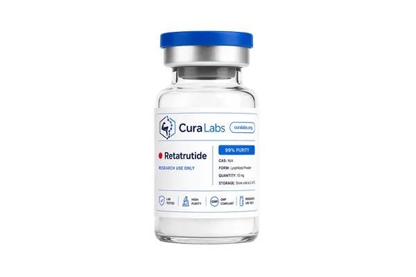 Retatrutide 10mg lyofilisert forskningsvial